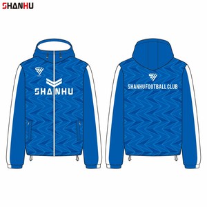 Tùy chỉnh thiết kế mô hình thăng hoa người đàn ông đào tạo Áo khoác thể thao áo khoác bóng đá đào tạo mặc thăng hoa áo gió - Product Image 4