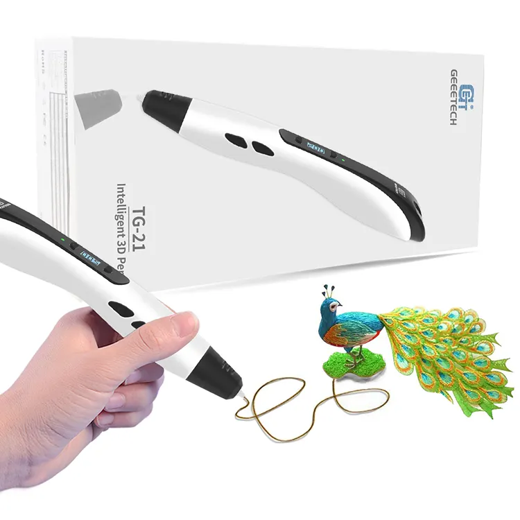 3D Pen LED Screen DIY PLA Filament Creative Toy Gift 3D Printing Pen For Kids Drawing 3D Printer Pen Drawing