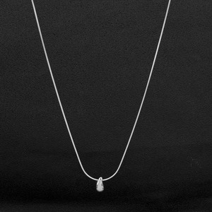2026 New Retro Simple Design Water Drop Shaped Pendant Necklace <b>Titanium</b> Steel Unisex's Necklaces Fashion Jewelry Wholesale - Product Image 3