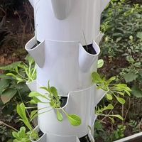 Tour de culture hydroponique verticale d'intérieur Seedafarm à étages, taille personnalisable, système d'irrigation automatique par pompe, facile à utiliser, 3 mois