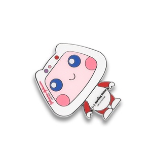 Child Favour Cartoon Character Hard Enamel White Color Metal Badge - Product Image 3