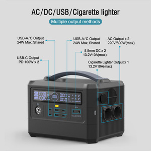 ธนาคารพลังงานแบบพกพาที่มีเต้าเสียบ AC สถานีพลังงานสำรองแบตเตอรี่ลิเธียมสำหรับตั้งแคมป์กลางแจ้งบ้านฉุกเฉิน - Product Image 3