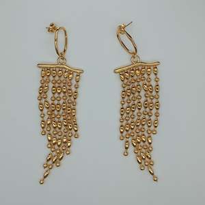 Pendientes de Moda, Acero Inoxidable 316L, Baño de Oro PVD, Joyería Sostenible y Resistente - Product Image 1