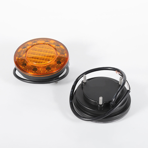 <span class=keywords><strong>Feu</strong></span> de gabarit rond LED 12V étanche IP65 de 10 cm de diamètre pour camion, <span class=keywords><strong>remorque</strong></span> et camping-car usage intensif universel - Product Image 3