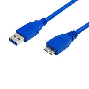 <b>Usb</b> 3.0 <b>To</b> Micro <b>Usb</b> Data <b>Cable</b> Blue High Speed Transfer For Computer And Devices - Product Image 2