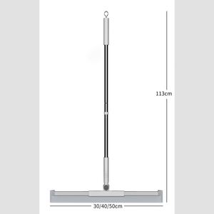 Promotional Telescopic Broom Magic Silicone Broom Bathroom Wiping Sweeper Floor Scraping Broom Telescopic <b>Pole</b> Cleaning Mop - Product Image 2