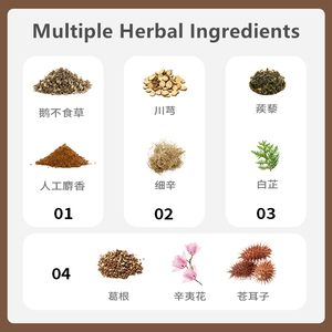 1 กล่อง ยาหม่องสมุนไพรบรรเทาอาการหวัด คัดจมูก คออักเสบ ช่วยให้หายใจสะดวก - Product Image 4