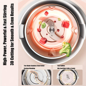 Pembuat Makanan Hewan Peliharaan Otomatis Listrik Baru <span class=keywords><strong>2026</strong></span>, Dapat Disesuaikan, Bergaya, Portabel, Tahan Lama - Blender Makanan Anjing Kucing Isi Ulang dari Baja Anti Karat - Product Image 4