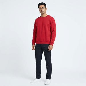 Sweat-shirts personnalisés de haute qualité pour hommes et femmes, en coton, col rond, design uni avec impression numérique, sweat-shirts épais pour l'hiver - Product Image 1
