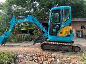 Mini-excavatrice d'occasion de marque supérieure U35, excavatrice compacte d'occasion U35 avec cabine en bon état - Product Image 4