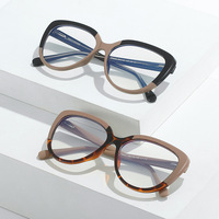 Monturas de Gafas de Moda con Aro Completo y Diseño de Ojo de Gato, Lentes Fotocromáticas, Patrón Geométrico, Lentes de PC, Unisex, para Todas las Formas de Rostro