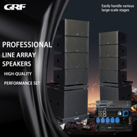 Sistema de Audio Profesional al por Mayor con Altavoz Line Array Doble de 10 Pulgadas con Doble Tweeter y Subwoofer de 18 Pulgadas Resistente al Agua para Fiestas al Aire Libre