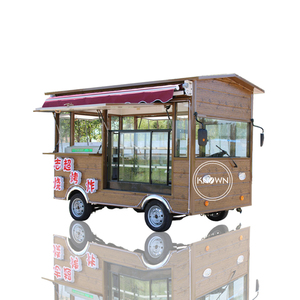 Camion de restauration rapide électrique 2024 à vendre Kiosque alimentaire mobile avec certification CE <span class=keywords><strong>Chariot</strong></span> à hot-dogs en <span class=keywords><strong>bois</strong></span> - Product Image 3