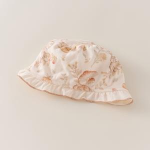 Chapeau de bébé en pur coton, protection de la fontanelle néonatale, jacquard double, coupe-vent, nouveau-né - Product Image 3
