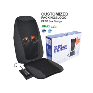 Cojín de masaje 3D para asiento de coche, masajeador Lumbar para cuello con calefacción - Product Image 1
