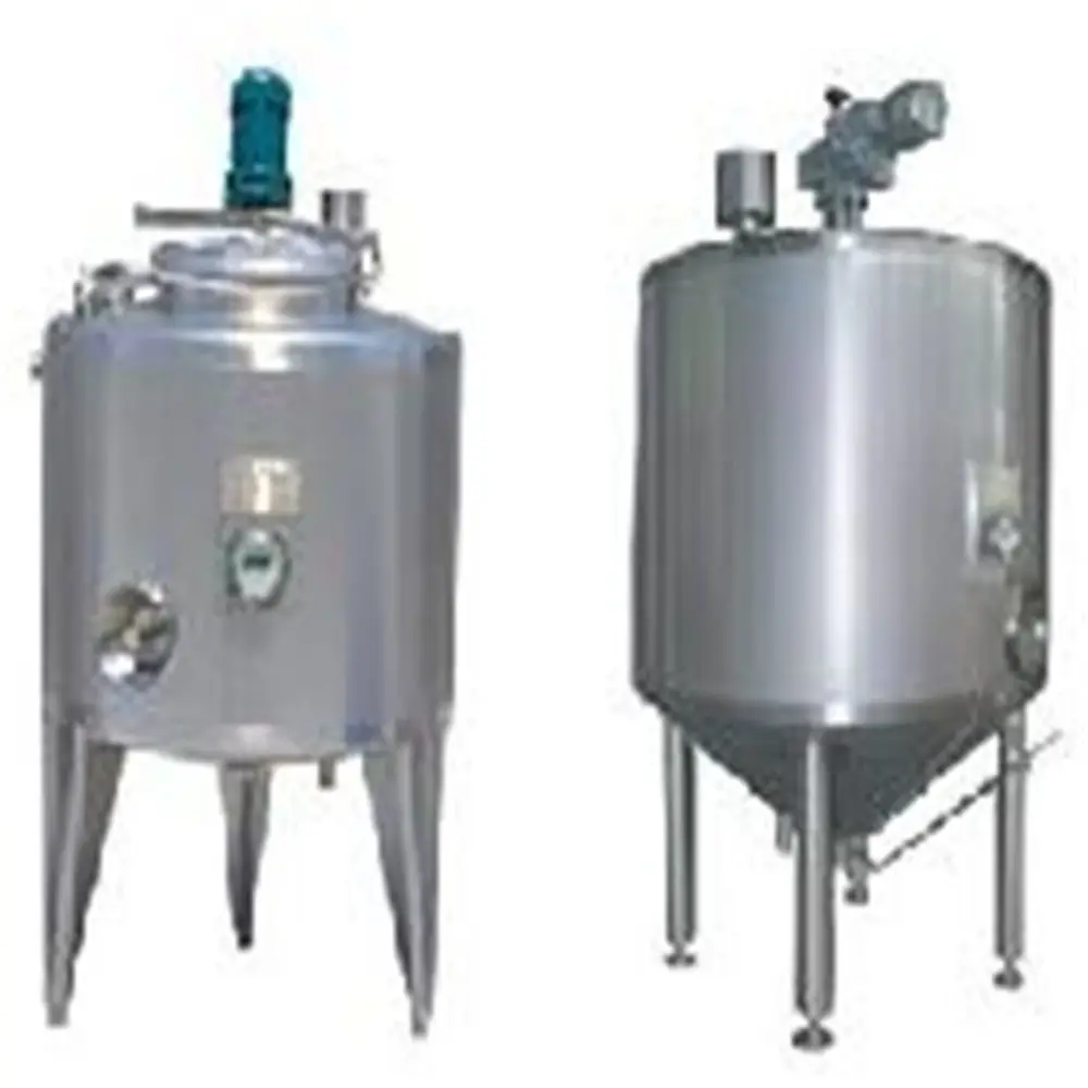 500L Ice Cream Cooling Tank Milk Pasteurization Machine