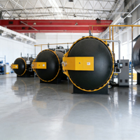 Autoclave de Grado Aeroespacial para Curado de Fibra de Carbono y Fibra de Vidrio - Ideal para Alas de Aviones, Piezas de Drones, Componentes de Automóviles