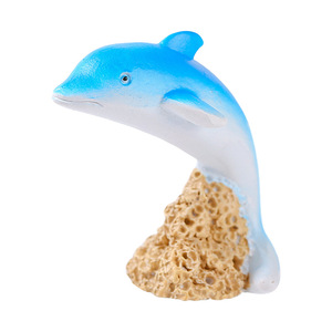 Décoration de rocher d'aquarium, ornement de dauphin en résine, paysage miniature pour décoration d'aquarium, style moderne, respectueux de l'environnement - Product Image 5