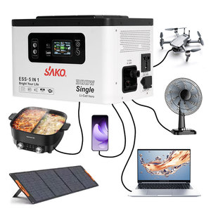 תחנת כוח ניידת חיצונית 300w 3000w טווח lifepo4 סוללת ליתיום למחנאות מקור חשמל פאנל סולארי - Product Image 5