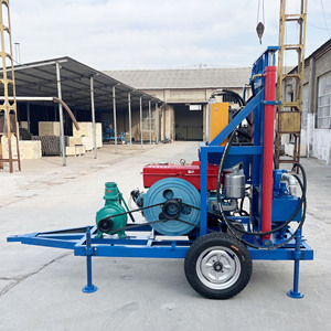 Machine de forage de puits d'eau de profondeur de 200 mètres avec moteur diesel plates-formes de forage de forage de mine hydraulique pour les roches - Product Image 2