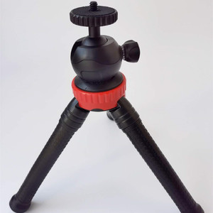 Mini trípode de aleación de aluminio de 195 mm de altura para fotografía de escritorio con teléfono móvil - Product Image 3