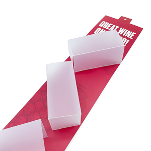 Nhựa Treo hiển thị Clip Dải chip hiển thị Rack cho bán lẻ hiển thị với móc kim loại - Product Image 3