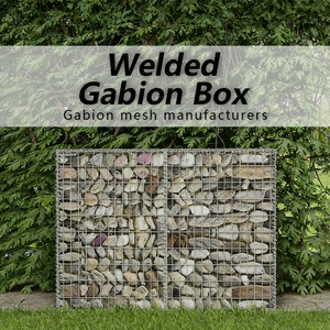 Panier <span class=keywords><strong>gabion</strong></span> soudé en fil de fer <span class=keywords><strong>pour</strong></span> mur de soutènement et clôture de jardin, avec service de découpe - Product Image 2