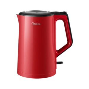 Bouilloire électrique Midea 1,5 L, boîtier en plastique, ébullition rapide, base rotative à 360 degrés, usage domestique - Product Image 1