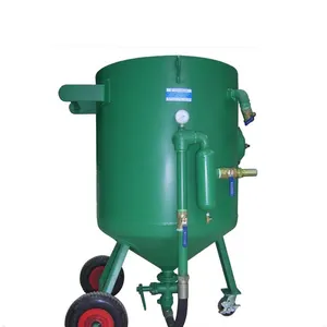 Automatic Conveyor Belt Sandblast Pressure Pot Parts Portable Sand Blasting Machine 10 Gallons