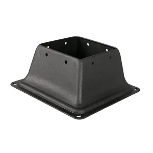 Heavy Duty Steel 4x4 Post Brackets Cover Fit For Wood Post Anchor Deck Base Plate