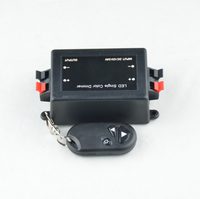 Module de bande lumineuse de couleur noire lumière 96w dc12-24V led gradateur unique