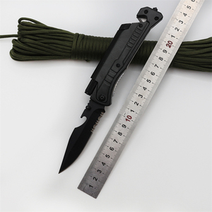 Bộ 3 Con Dao Ngoài Trời Chất Lượng Cao Dụng Cụ Mài Vòng Tay Cứu Hộ Bộ Dao Sinh Tồn Dao Bỏ Túi Với Hộp Quà Màu Đen - Product Image 4