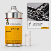 Lubrifiant semi-sèche PD-910 PFPE non inflammable, antistatique, résistant à l'humidité, conforme RoHS EN71 pour pièces en plastique et caoutchouc de caméras optiques