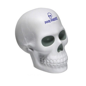 Bán buôn tùy chỉnh PU bọt Halloween Glow Skull căng thẳng bóng đầu giải phẫu mô hình không đáng sợ cảm giác lo lắng cứu trợ in ấn logo - Product Image 1
