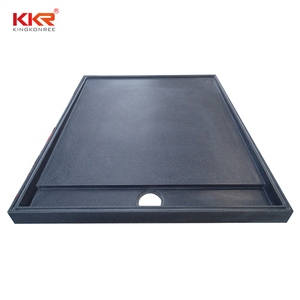Negro sólido superficie <span class=keywords><strong>plato</strong></span> <span class=keywords><strong>de</strong></span> <span class=keywords><strong>ducha</strong></span> mármol bandeja <span class=keywords><strong>pizarra</strong></span> bandeja <span class=keywords><strong>de</strong></span> <span class=keywords><strong>Ducha</strong></span> - Product Image 2