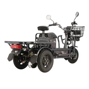 Julong 72 В трехколесный электрический грузовой трехколесный велосипед 1500 Вт 10 дюймов для взрослых, грузовой Электрический трехколесный мотоцикл - Product Image 2