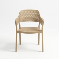 Chaises de salle à manger modernes sans accoudoirs, design européen, en plastique léger, colorées, empilables, durables, pour la maison, l'appartement, le bureau