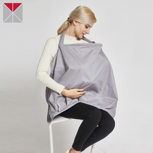 Écharpe d'allaitement à confidentialité totale à 360 degrés, multi-usages, en coton doux, <span class=keywords><strong>housse</strong></span> <span class=keywords><strong>de</strong></span> siège auto pour bébé, pour l'allaitement, gris, couverture d'allaitement pour bébé - Product Image 6