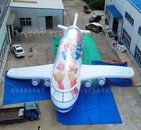 Avion gonflable géant, modèle d'avion gonflable, avion gonflable blanc pour la publicité, la promotion ou les événements