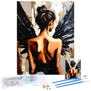 Pintura por números al óleo de chica <span class=keywords><strong>para</strong></span> sala de estar, nuevo diseño, pintura al óleo desnuda por números <span class=keywords><strong>para</strong></span> chica de baile, precio al por mayor - Product Image 1