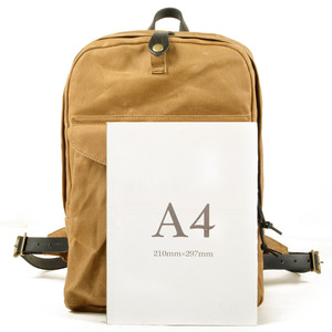 Mochila Vintage para Hombre, Mochila Táctica de Viaje y Senderismo, Mochila de Lona Estilo Hipster para Hombre - Product Image 2