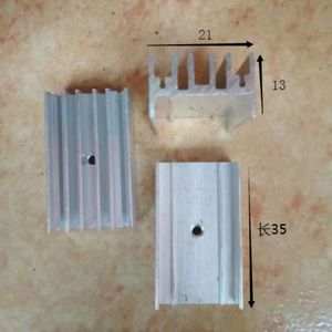 Dissipateur thermique en aluminium To220 21x13x20/25/30/35mm pour régulateur de tension Mosfet Scr 7805 - Product Image 3