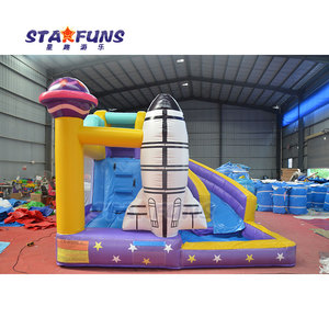 Tùy chỉnh lâu đài bouncy Inflatable Bouncer trẻ em Inflatable nhà bị trả lại với trượt nước nhảy lâu đài trượt với bóng hồ bơi - Product Image 2