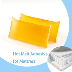 Un Adhesivo Caliente Source Factory Custom Fomula Glue Inodoro Transparente Hotmelt Adhesivo Gum para Colchón Spring Bonding - Product Image 1