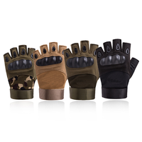Guantes Tácticos de Medio Dedo para Boxeo, Motociclismo, Deportes al Aire Libre, Protección Deportiva y Fitness