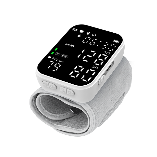 Health New Design LED Screen Rechargeable One-key Measurement Digital Blood Pressure Monitor