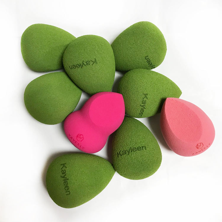 Free Cost Custom Logo Cosmetic Makeup Sponge Blending Beauty Sponge Blender Makeup Tools 