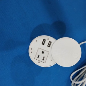 Thiết Kế Mới Bàn Tròn Ổ Cắm Điện Đồ Nội Thất Gắn Usb Ổ Cắm Với Bìa - Product Image 6
