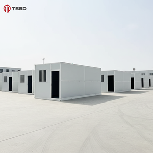 Maison préfabriquée pliable portable de 20 pieds, maison modulaire extensible en conteneur pour logements temporaires et bureaux - Product Image 1