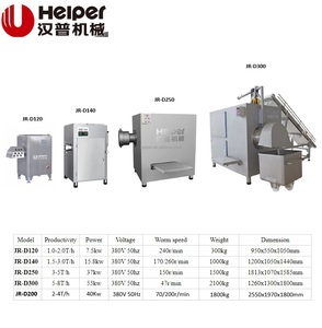 Broyeur à viande industriel automatique à moteur, haute efficacité, grande capacité pour la transformation de la viande fraîche/congelée - Product Image 6